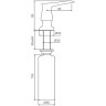 Дозатор для жидкого мыла GAPPO G405-5